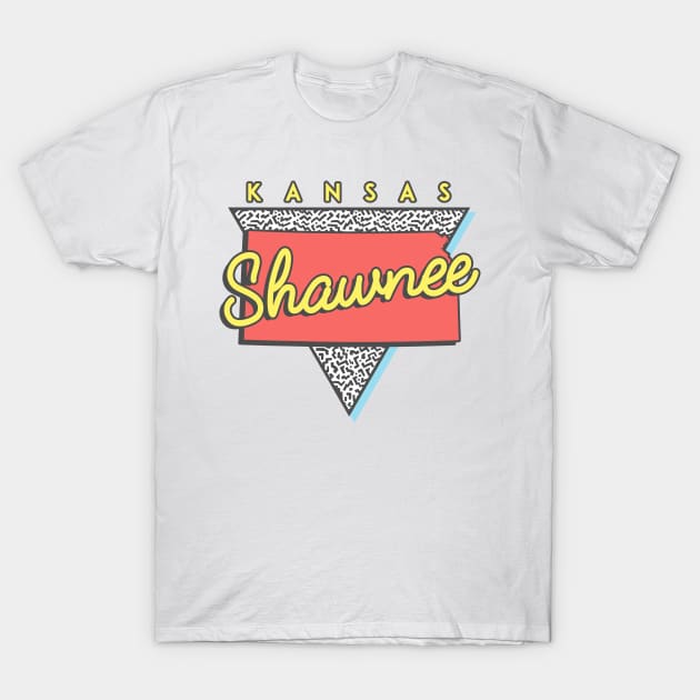 Shawnee Kansas Triangle T-Shirt by manifest